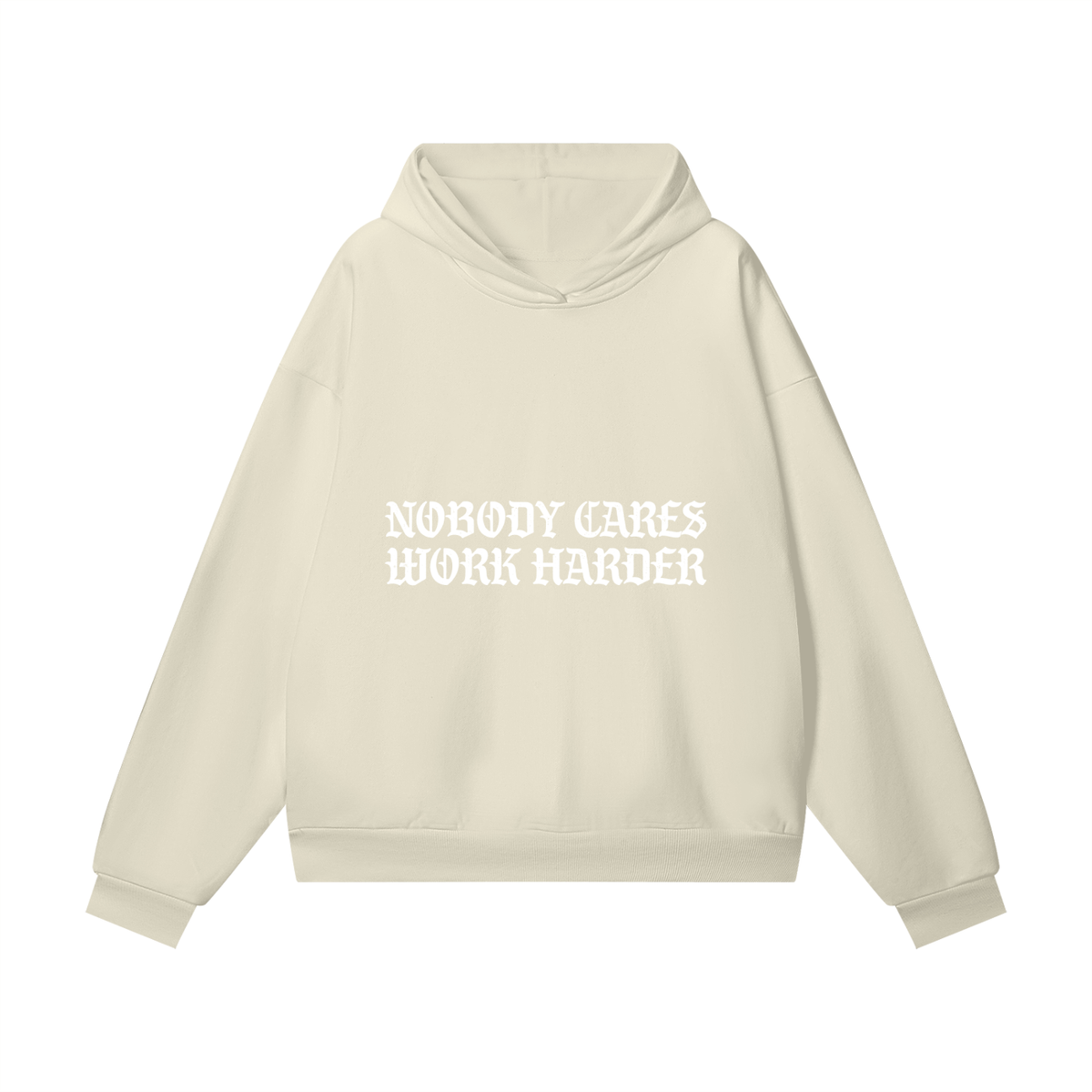 WORK HARDER Heavyweight Hidden Pocket Fleece Hoodie