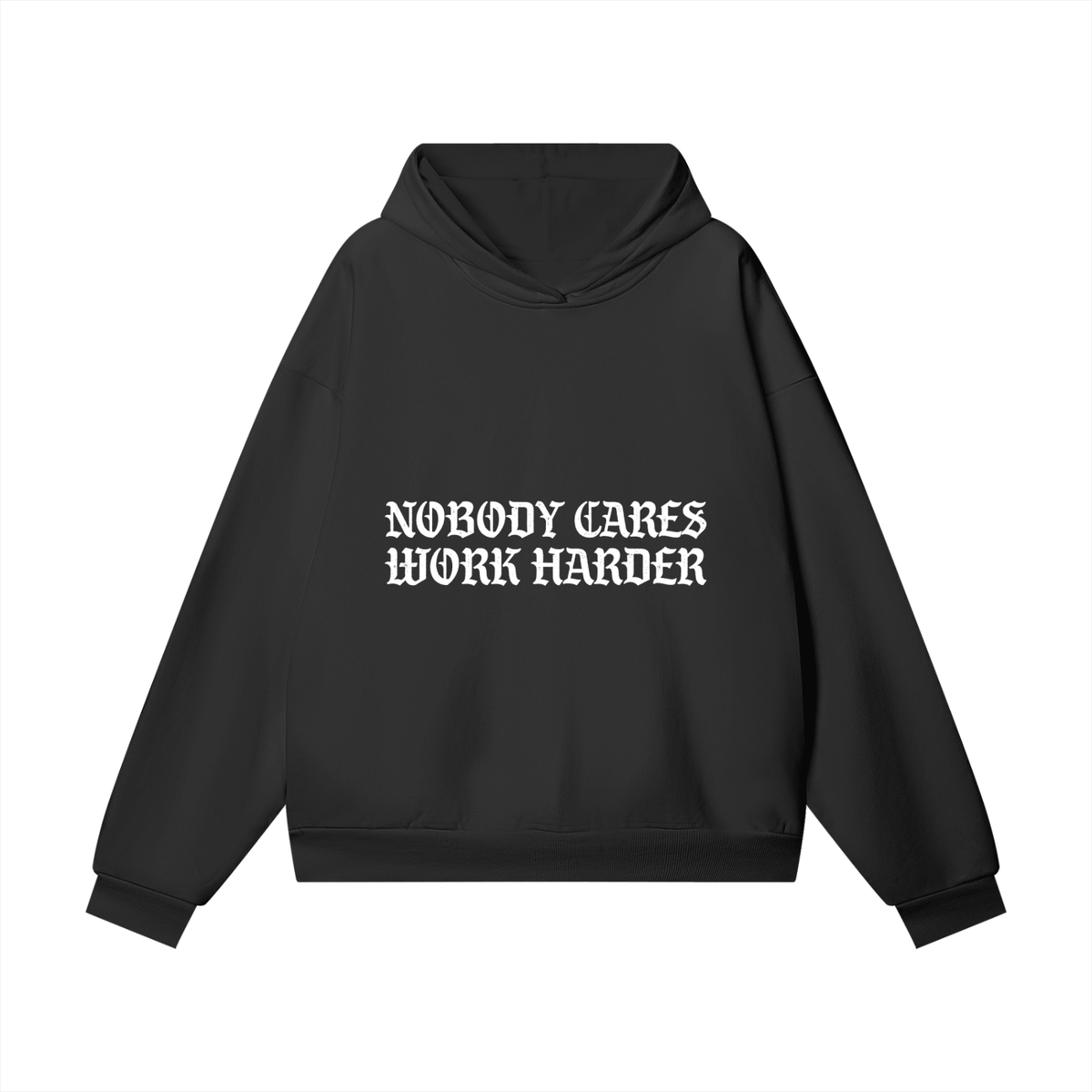 WORK HARDER Heavyweight Hidden Pocket Fleece Hoodie