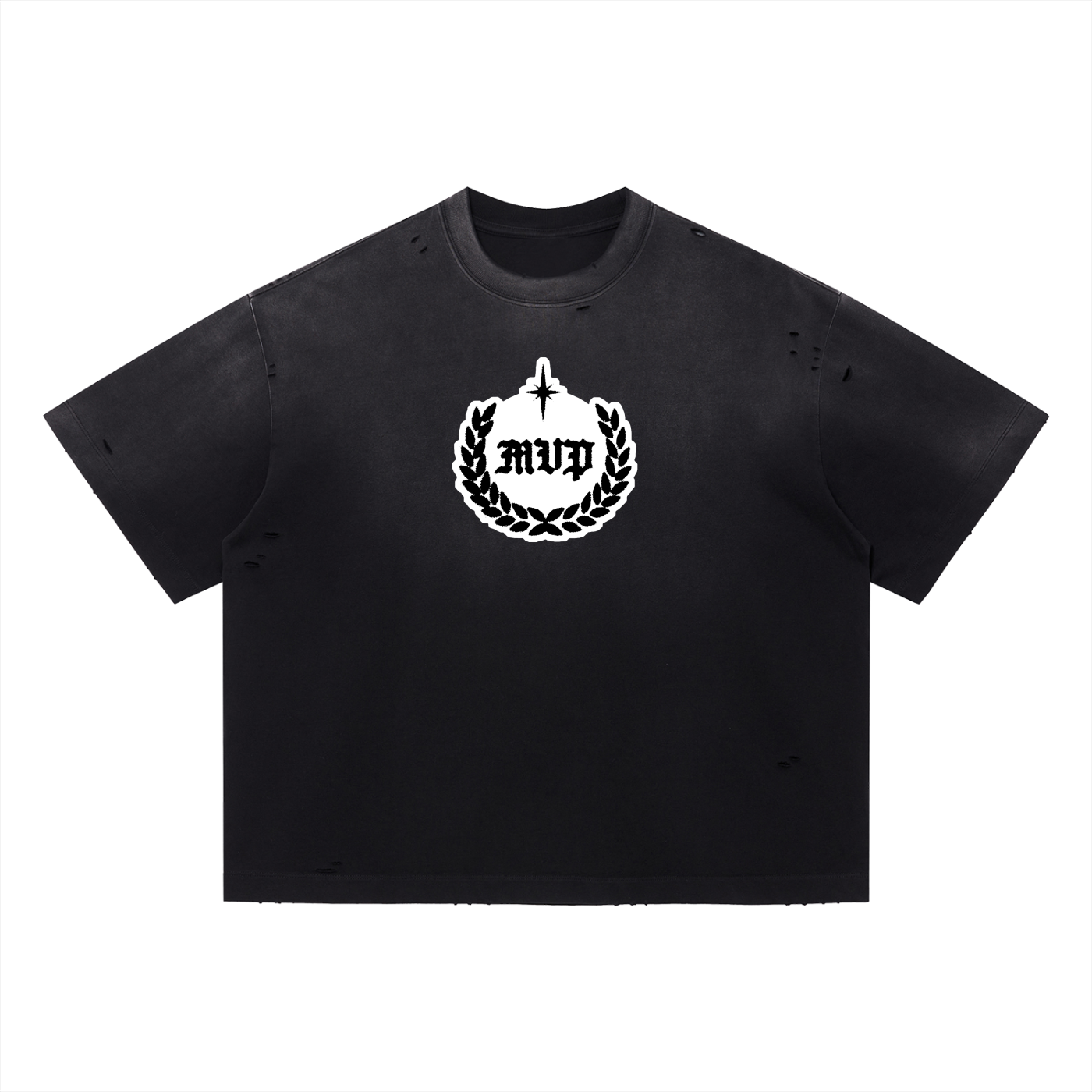 "Get Peel" Vintage Washed Distressed Boxy Oversized T-Shirt